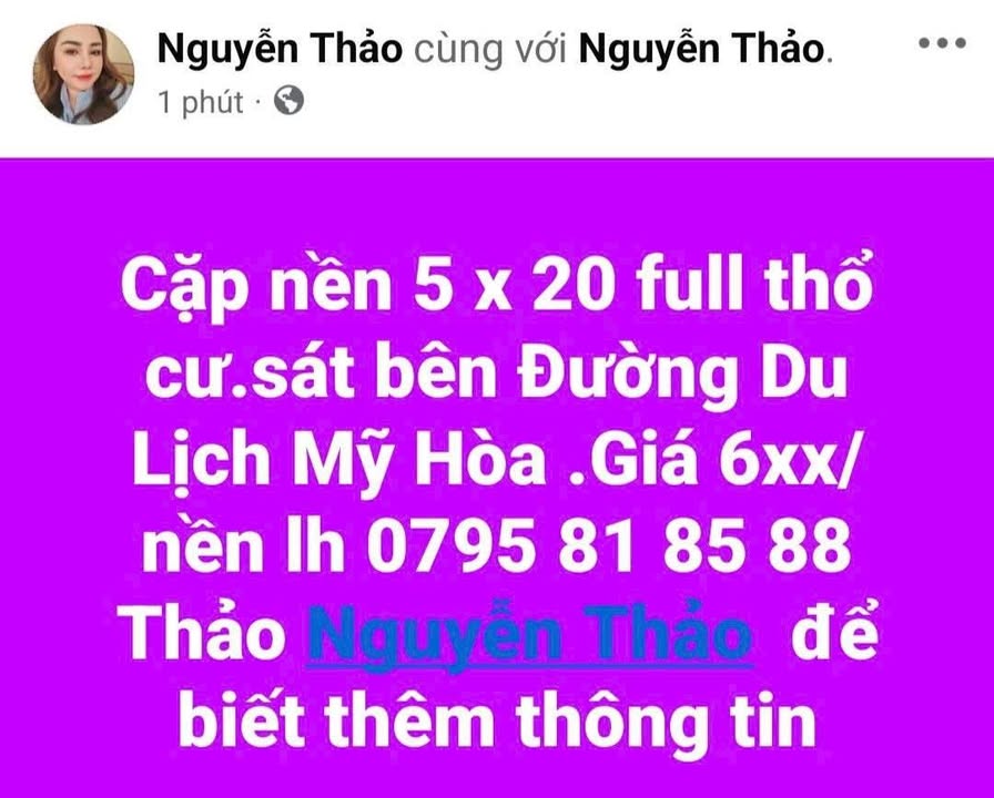 Đất nền Cái Vồn, Vĩnh Long 100m² giá 600 triệu - Cơ hội đầu tư hấp dẫn!