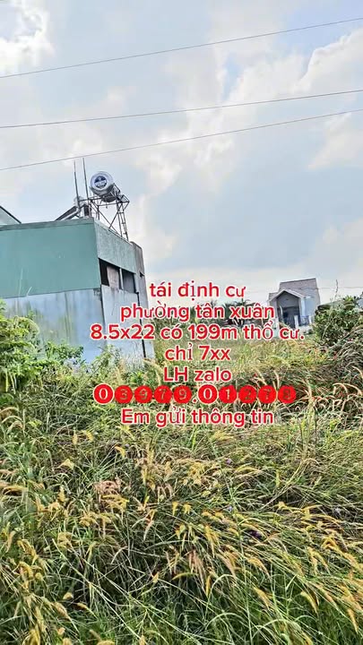 Đất nền Tân Xuân, Đồng Xoài 199m² giá 700 triệu - Đầu tư sinh lời hấp dẫn!