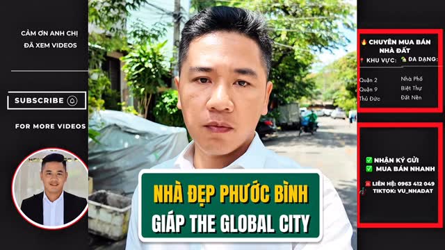Nhà đẹp Phước Bình Quận 9 86m² giá 10.9 tỷ - Gần The Global City