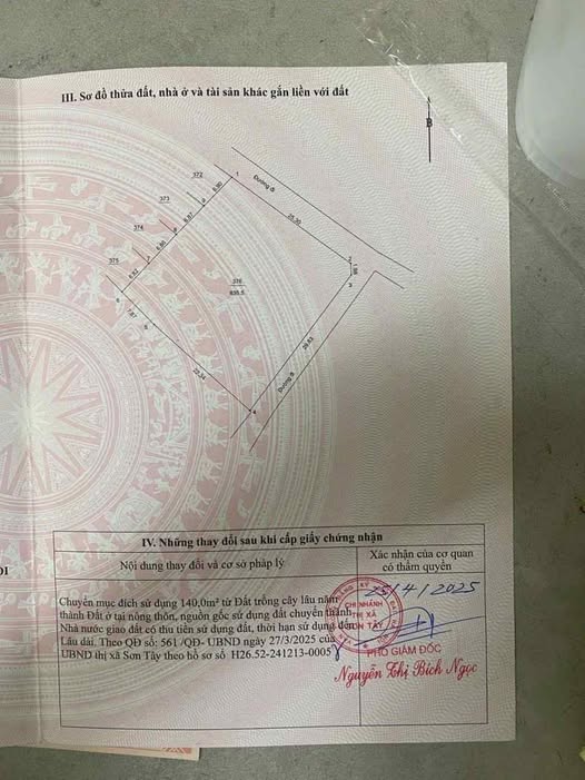 Đất nền lô góc 2 mặt tiền Kim Sơn, Sơn Tây 835m² - Đầu tư sinh lời hấp dẫn!