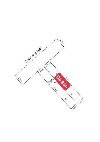 Đất nền phường Hải Thành, quận Dương Kinh 176m² - Vị trí đắc địa gần mặt đường 353!