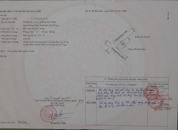 Đất đẹp tại phường Hải Thành – Dương Kinh 72m² giá 3 tỷ - Đầu tư sinh lời ngay!