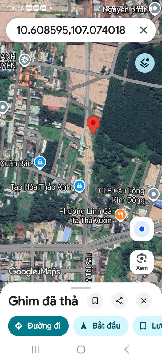 Đất thổ cư 118m² mặt tiền đường Võ Thị Sáu, Phú Mỹ - Giá chỉ 2 tỷ!