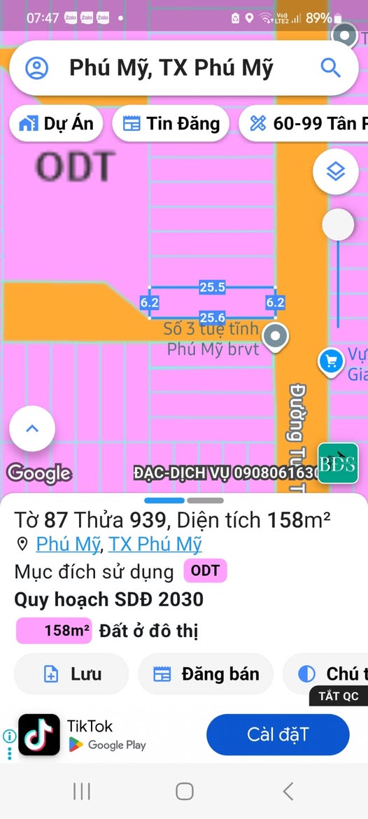 Đất nền lô góc TĐC Vạn Hạnh Phú Mỹ 156m² giá 3 tỷ - Cơ hội đầu tư tuyệt vời!