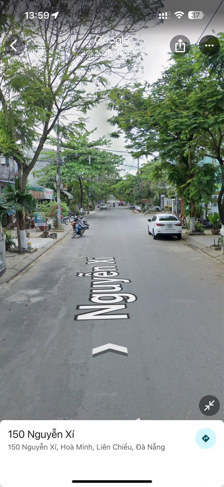 Đất mặt tiền đường Nguyễn Xí, phường Hoà Minh, 100m² giá 6.1 tỷ - Thương lượng ngay!