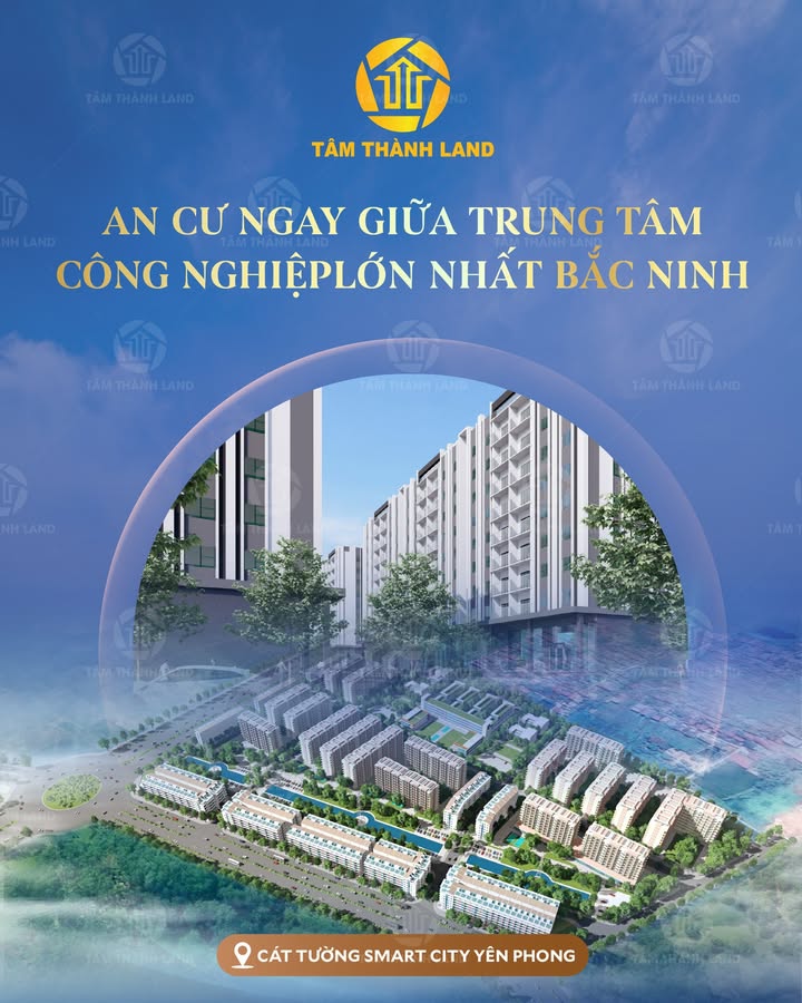 Căn hộ NOXH Cát Tường Smart City Bắc Ninh 70m² giá 1.05 tỷ - Cơ hội đầu tư vàng!