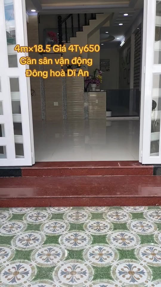 Nhà lầu trệt Đông Tác, Dĩ An 74m² giá 4.65 tỷ - Gần sân vận động Đông Hòa!