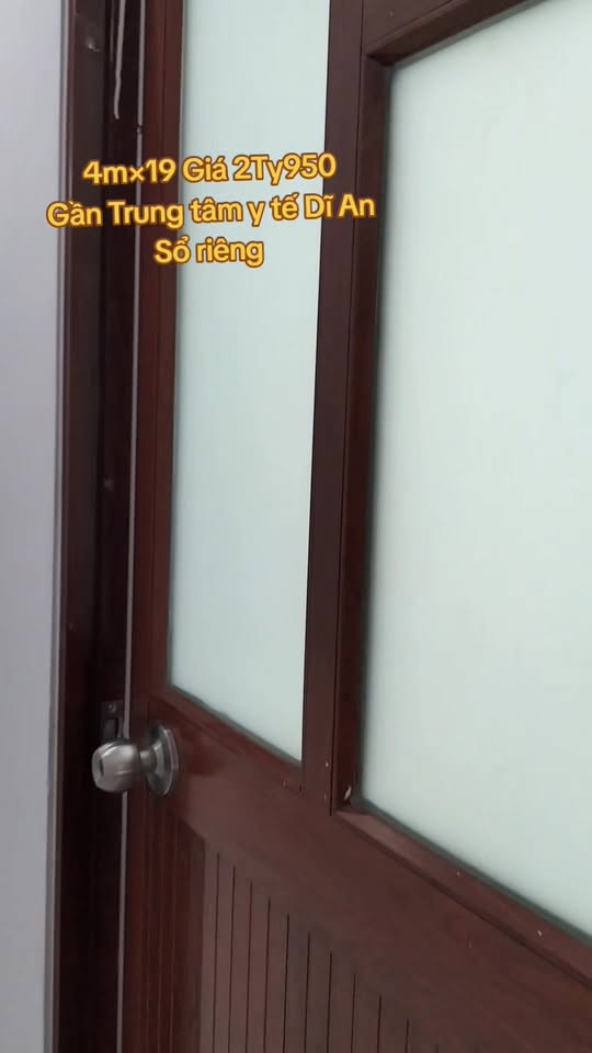 Nhà riêng Dĩ An 76m² giá 2.95 tỷ - Sổ hồng chính chủ, gần Trung Tâm Y Tế!