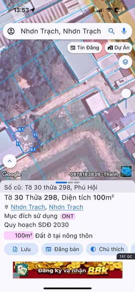 Đất nền Phú Hội Nhơn Trạch 101m² giá 1.5 tỷ - Sổ đỏ chính chủ, xây dựng tự do!