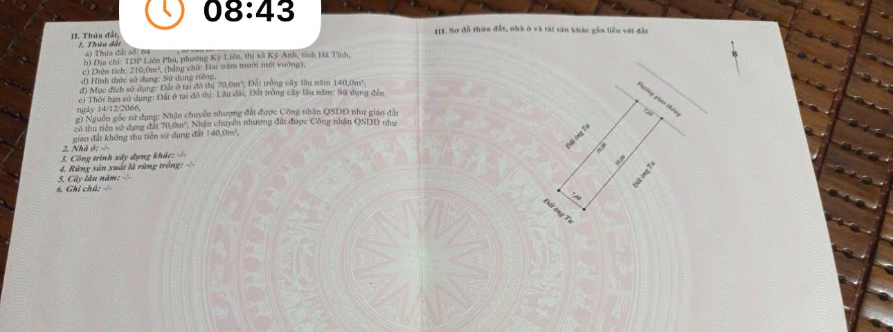 Đất nền Kỳ Liên 210m² giá 1.1 tỷ - Đầu tư sinh lời ngay!