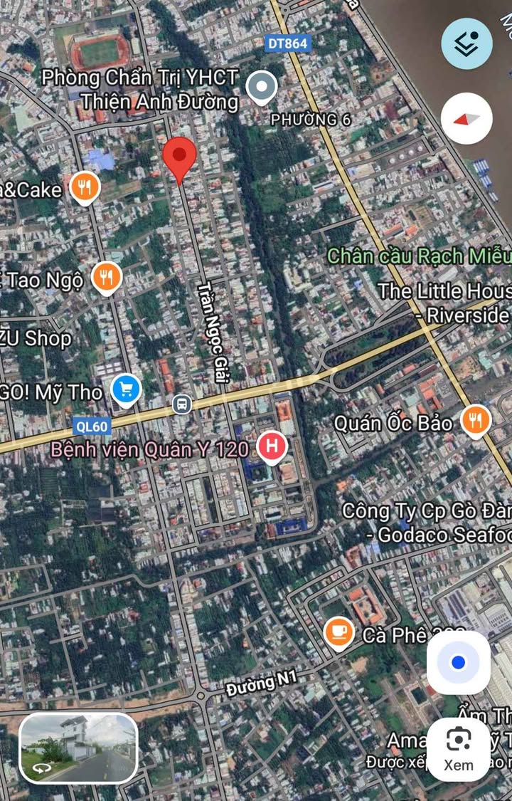 Đất mặt tiền Trần Ngọc Giải, Mỹ Tho 224m² giá 4 tỷ - Pháp lý rõ ràng, thương lượng tốt!