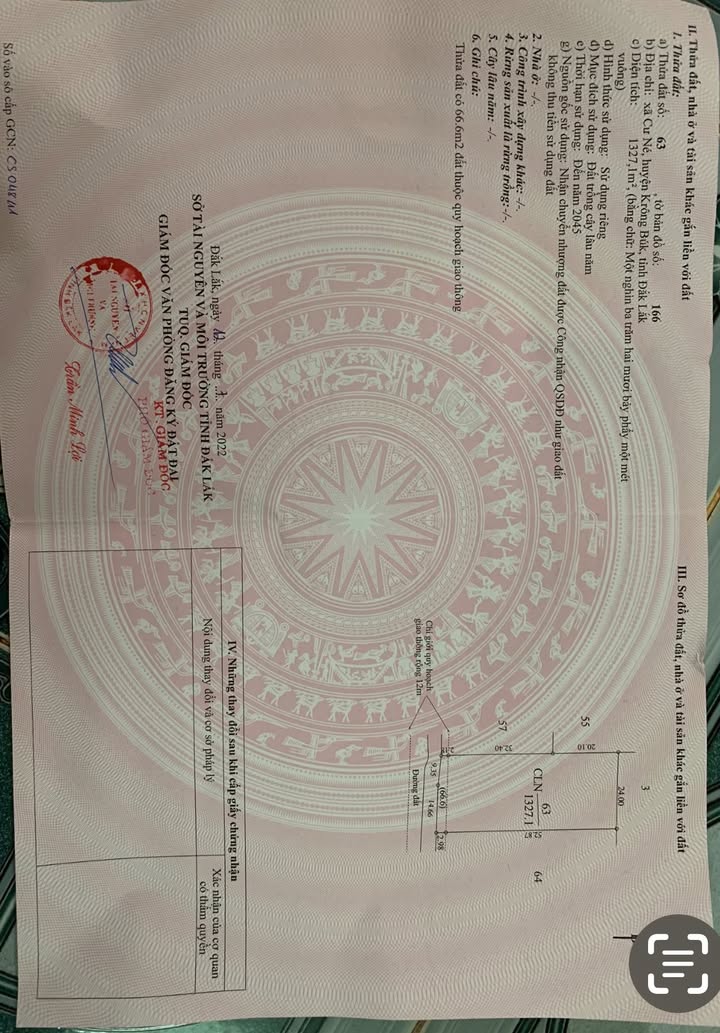 Đất nền 1320m² tại Buôn Rô, xã Cư Né - Giá chỉ 1.7 tỷ, đầu tư sinh lời!