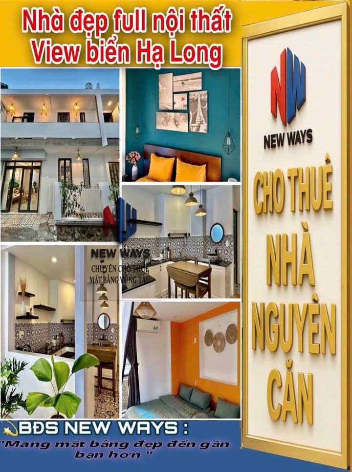 Nhà nguyên căn 3PN phường 2 Vũng Tàu 120m² giá 20 triệu - View biển tuyệt đẹp!