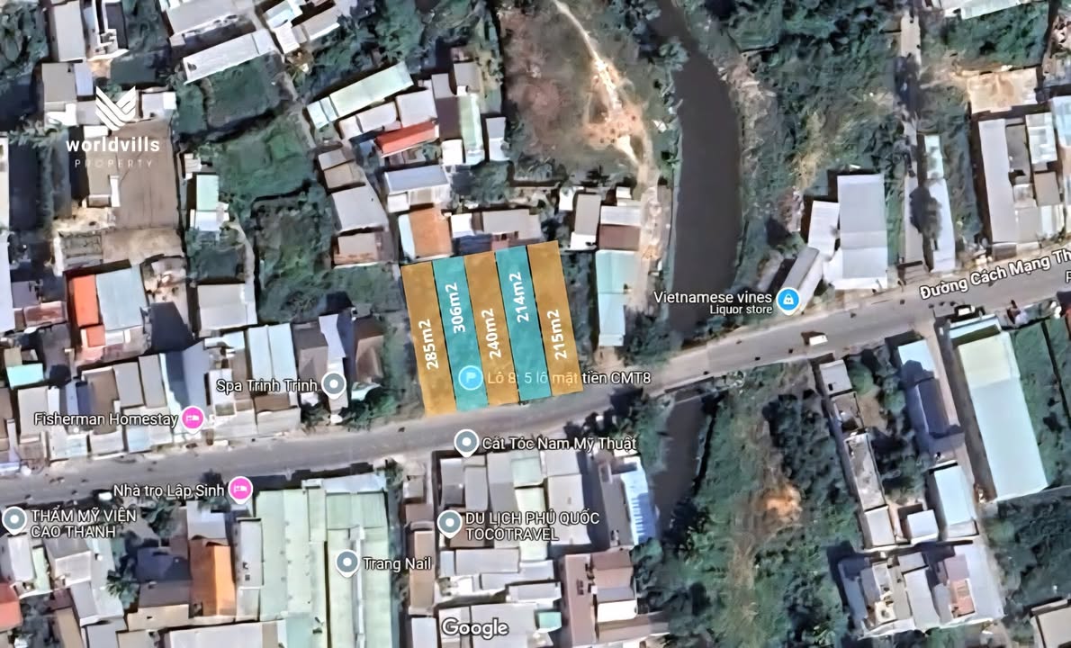 Đất nền Dương Đông Phú Quốc 210m² - Mặt tiền đường Cách Mạng Tháng Tám, giá chỉ 5x triệu/m²!