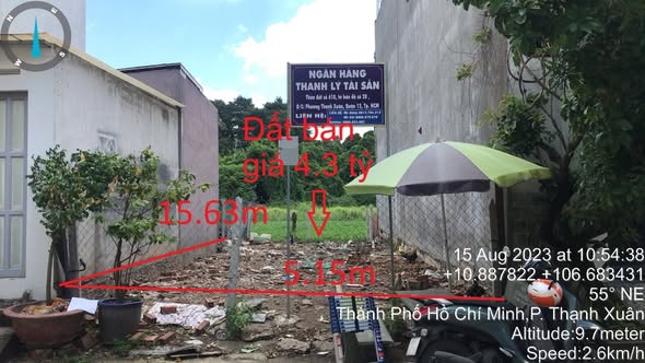 Đất thổ cư Thạnh Xuân, Quận 12, 80.2m² giá 4.3 tỷ - Đầu tư sinh lời ngay!