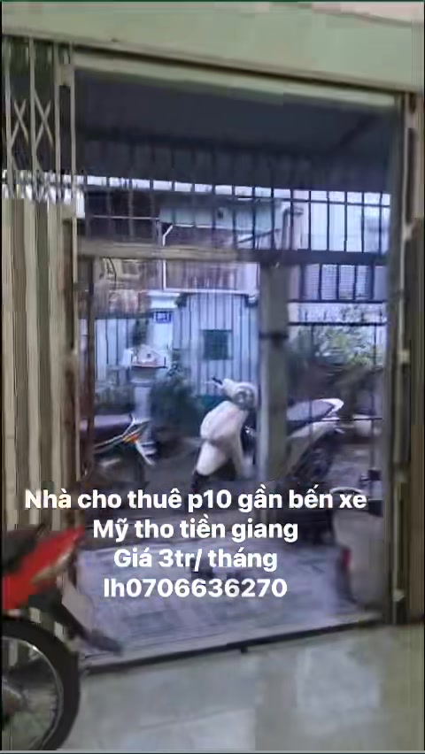 Nhà cho thuê phường 10, Mỹ Tho 3 triệu/tháng - Gần bến xe Tiền Giang