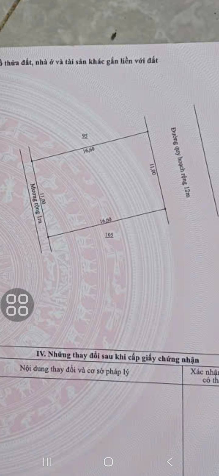 Lô đất QH Lối 2 Đường Quang Trung, Hà Tĩnh 182m² giá 3 tỷ - Cần bán gấp!