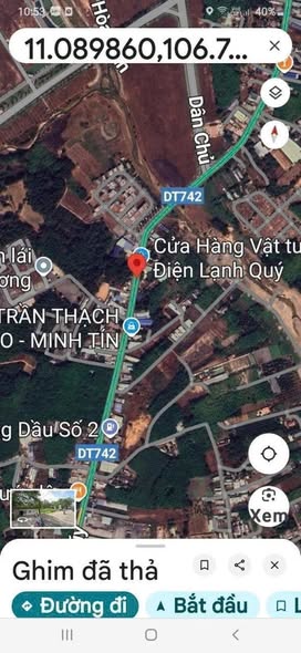 Đất nền 1840m² đường ĐT 742, Phú Chánh, giá 26 tỷ - Cơ hội đầu tư hấp dẫn!