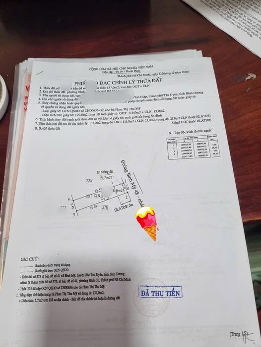 Đất thổ cư Bình Mỹ 116m² giá 1.1 tỷ - Nở hậu, vị trí đắc địa!