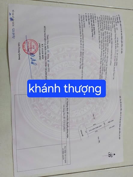 Đất liền kề Khánh Thượng, Ngọc Lặc 108m² - Giá chỉ 200 triệu, sổ đỏ chính chủ!