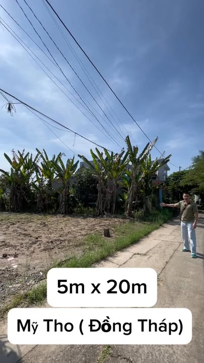 Đất nền Mỹ Phong, Mỹ Tho 100m² giá 8xx triệu - Cơ hội đầu tư sinh lời!