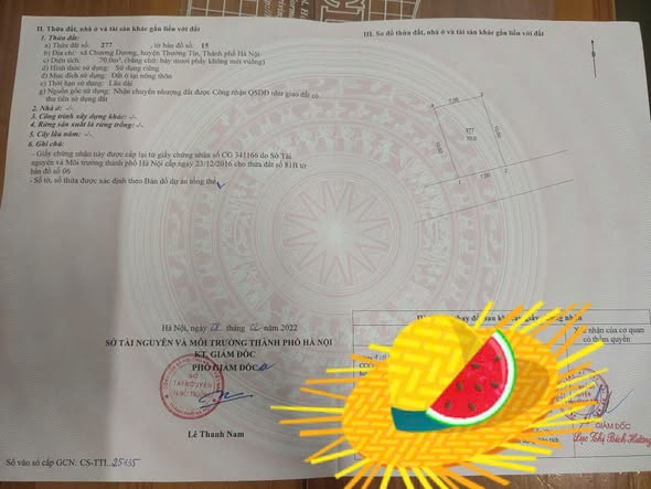 Bán đất Thôn Kỳ Dương, Xã Chương Dương, 70m² - Đường ô tô tránh, gần trường học!