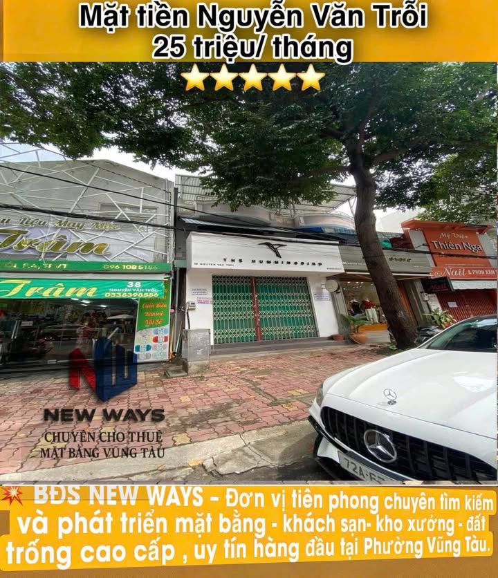 Cho thuê nhà mặt tiền Nguyễn Văn Trỗi, Vũng Tàu 65m² - Kinh doanh đa ngành nghề!