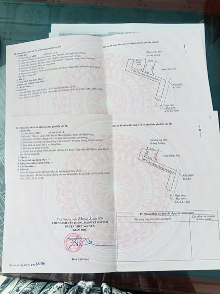 Đất nền Kỳ Sơn, Thủy Nguyên 60m² giá 200 triệu - Sổ đỏ chính chủ, thổ cư lâu dài!