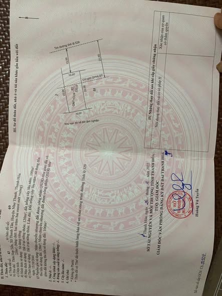 Bán đất Hợp Tiến Thanh Tân 220m² giá 300 triệu - Sổ hồng công chứng ngay!