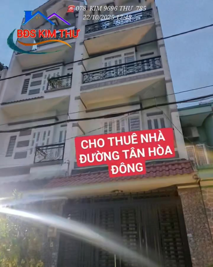 Nhà cho thuê Tân Hòa Đông, Bình Tân 68m² giá 15 triệu - Không gian rộng thoáng, tiện nghi!