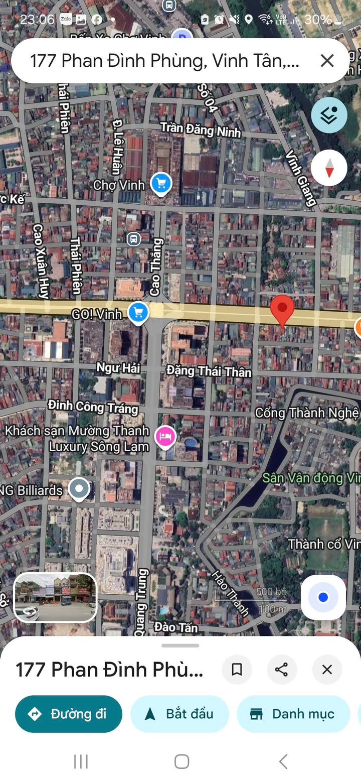 Nhà 3 tầng mặt tiền 4m tại Phan Đình Phùng, Vinh - Kinh doanh thuận lợi giá 11 tỷ