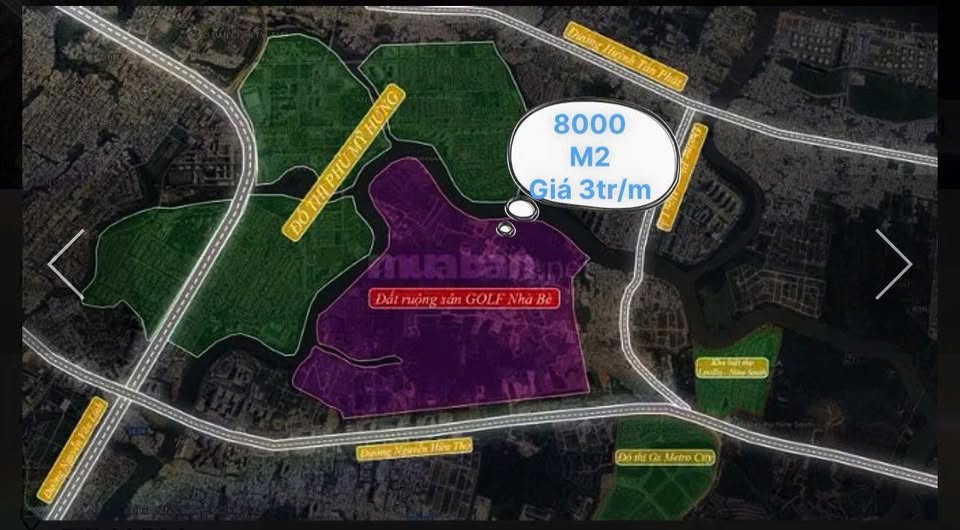 Đất sân golf Phước Kiển 8000m² giá đầu tư - Cơ hội vàng cho nhà đầu tư!