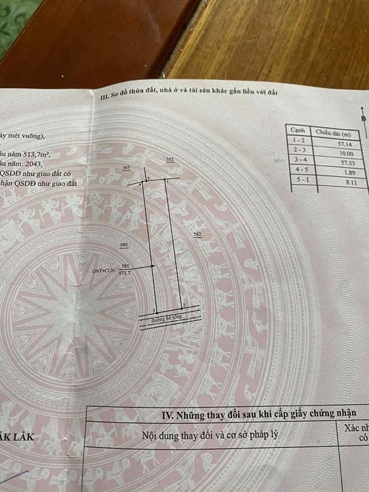 Đất thổ cư Tân Lập, Hòa An 570m² giá 1.65 tỷ - Đầu tư sinh lời ngay!