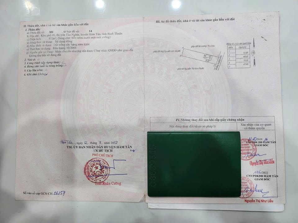 Đất Mặt tiền nội bộ 470m² Tân Nghĩa - Sổ hồng chính chủ, chỉ 1.5 tỷ!