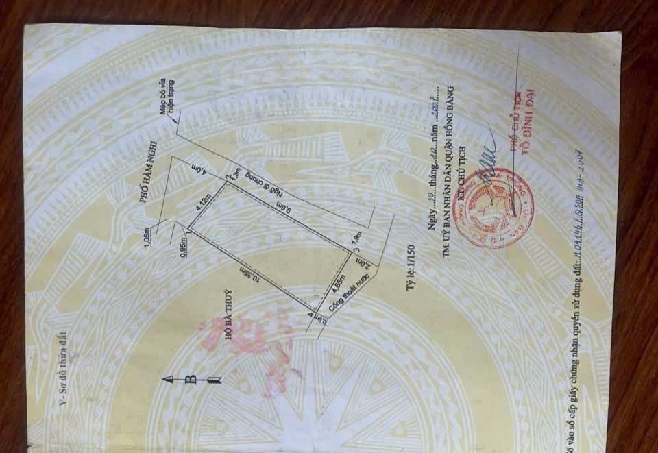 Bán đất tặng Nhà 2 Tầng tại Hàm Nghi, Hải Phòng - Giá chỉ 5 tỷ!