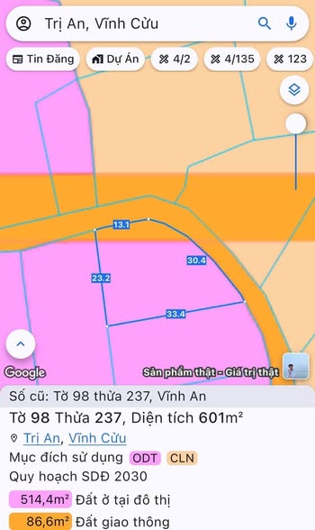 Đất thổ cư 600m² Vĩnh An, Đồng Nai - Cần bán gấp chỉ 2 tỷ!