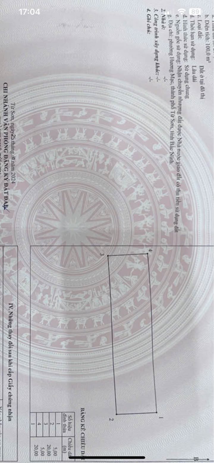 Đất nền Đô thị Bảo Long, Hương Mạc 100m² - Cơ hội đầu tư vàng!