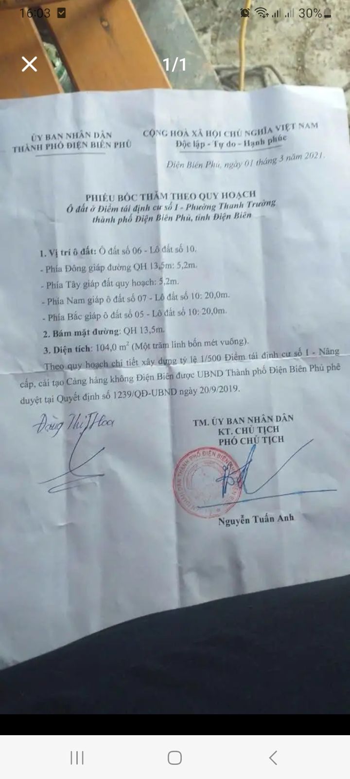 Đất nền khu tái định cư số 1 Thanh Trường, Điện Biên Phủ 104m² - Cơ hội đầu tư lý tưởng!