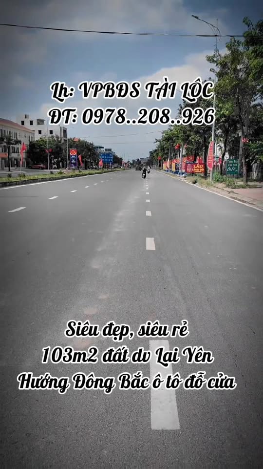 Đất nền Lại Yên, Hoài Đức 103.6m² giá mềm - Cơ hội đầu tư hấp dẫn!