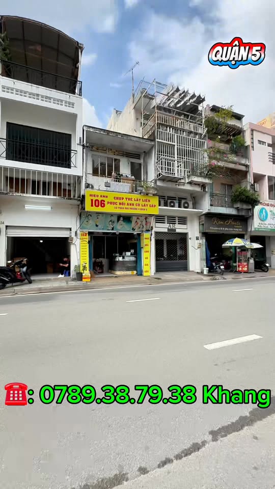 Mặt tiền đường Trần Phú, Quận 5, 43.3m² chỉ 14 tỷ - Sổ hồng riêng chính chủ!