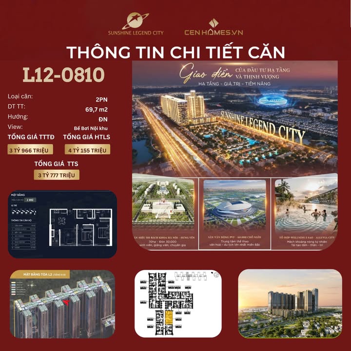 Căn hộ Green Little Cổ Bi 87m² giá 15.5 tỷ - Đầu tư sinh lời hấp dẫn!