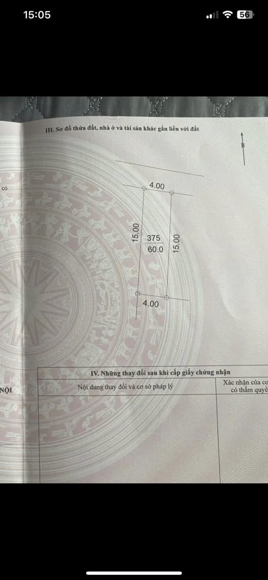 Đất thổ cư 60m² thôn Vân, xã Mỹ Đức giá 900 triệu - Đường thông ô tô đỗ cửa!