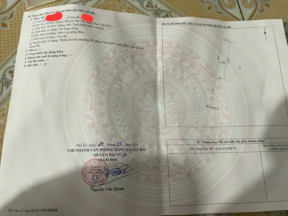 Nhà 1 Tầng 1 Tum tại xã Bản Ngoại, Thái Nguyên, 80m² giá 2 tỷ - Cơ hội đầu tư sinh lời!