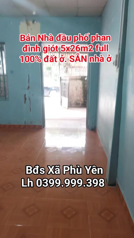 Nhà cấp 4 Phan Đình Giót Phù Yên 130m² giá 1 tỷ - Sẵn sàng vào ở!