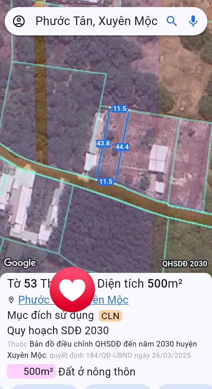 Đất nền Thạnh Sơn 4, xã Phước Tân, 506m² giá 5.175 tỷ - Cơ hội đầu tư hấp dẫn!