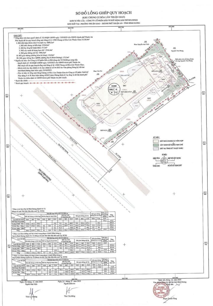 Đất dự án Chung cư Hòa Lân Thuận Giao 6138m² giá 570 tỷ - Mặt tiền QL13 đắc địa!