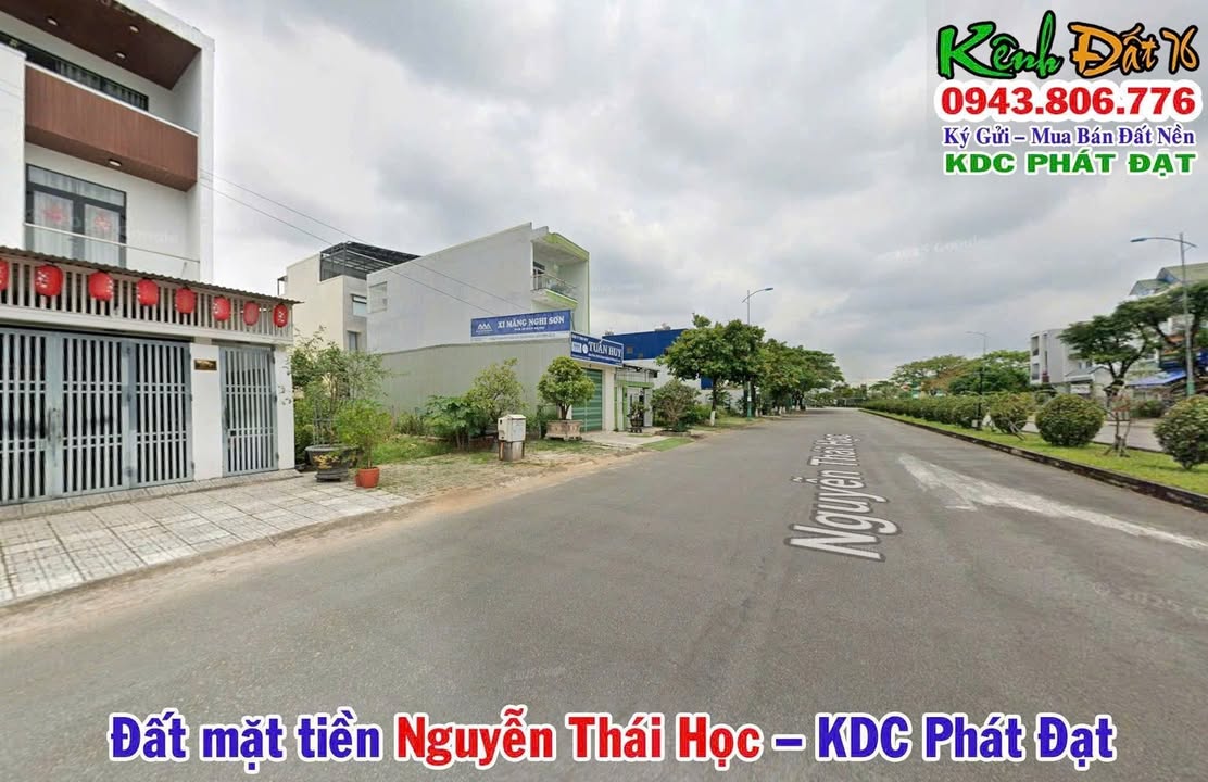 Đất mặt tiền đường Nguyễn Thái Học, KDC Phát Đạt 130m² - Vị trí đắc địa, giá thỏa thuận!
