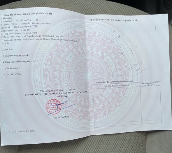 Đất nền Mễ Sở - Văn Giang 100m² giá chỉ 4 tỷ - Pháp lý sạch đẹp