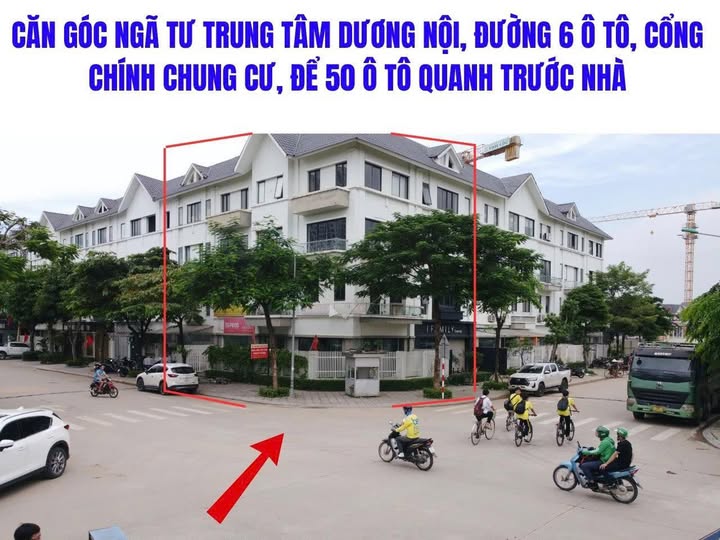 Căn nhà góc ngã tư Dương Nội 160m² giá chỉ 10 triệu - Mặt tiền lý tưởng cho quán café!