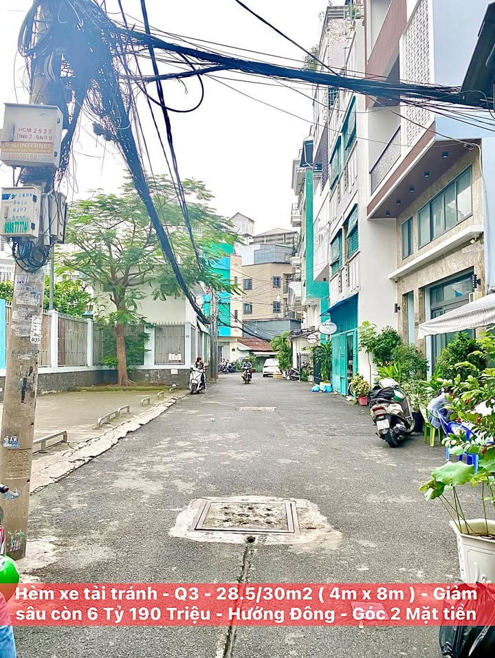 Nhà bán quận 3, Lê Văn Sỹ, 28m² giá 6.19 tỷ - Vị trí đắc địa, hẻm ô tô tránh!